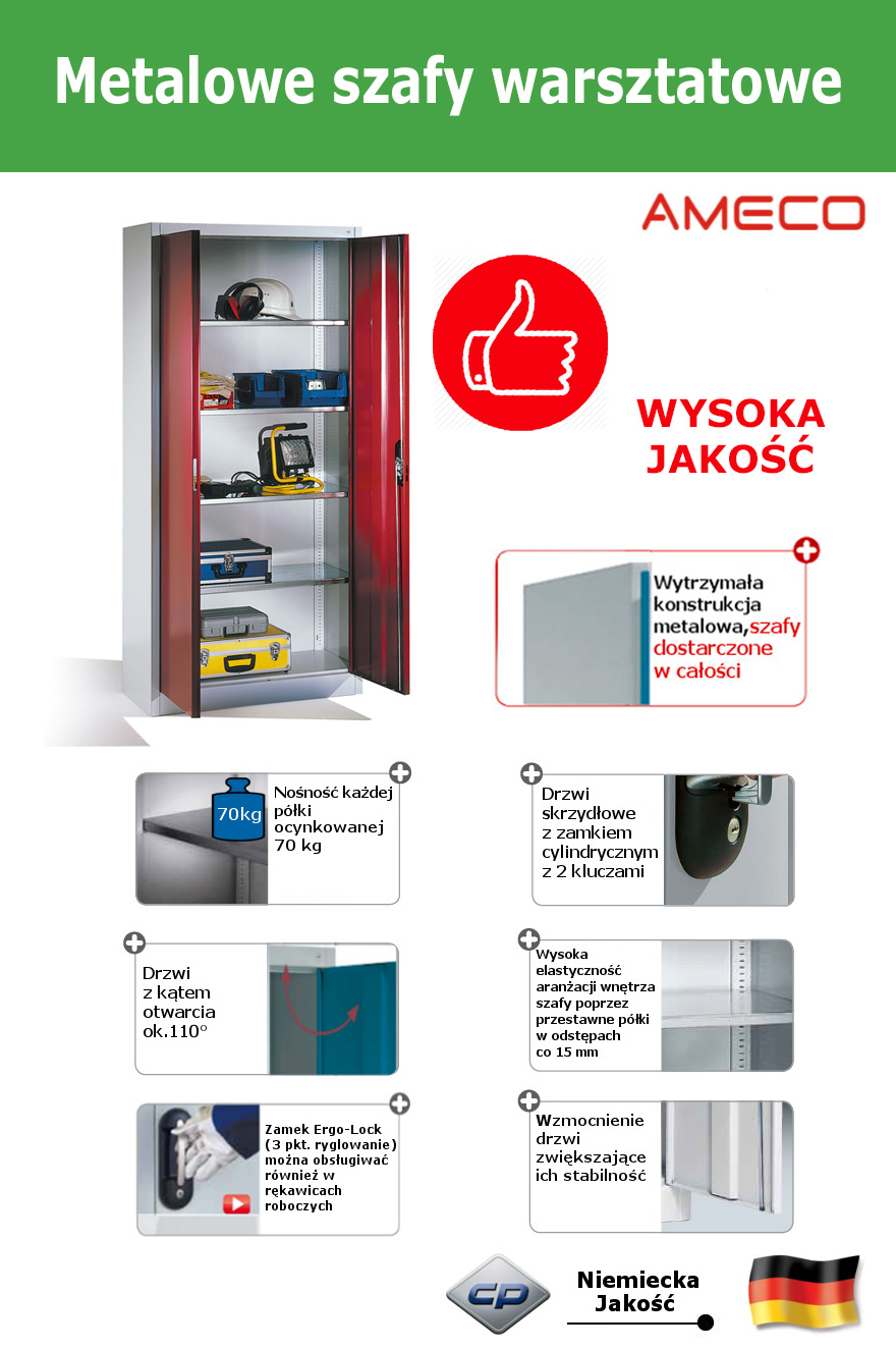 szafy metalowe warsztatowe