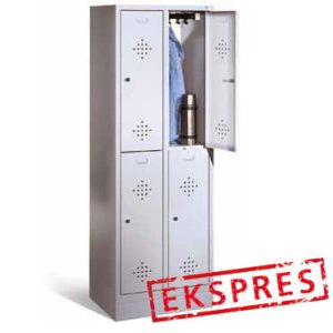 Szafa dwupoziomowa z 4 schowkami ekspres
