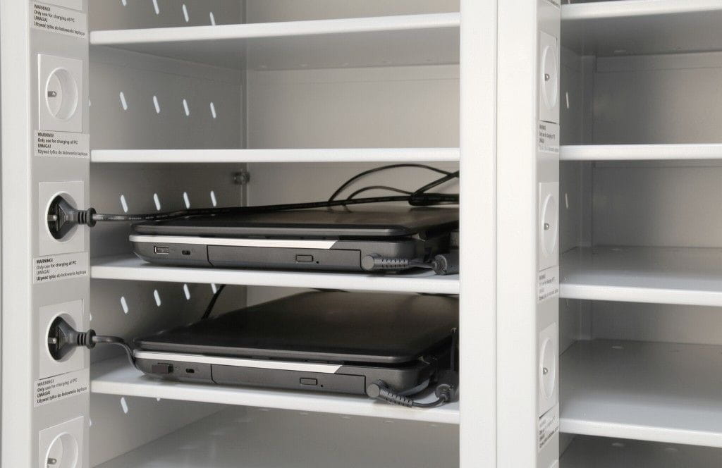 Szafa / wózek na 16 laptopów WNL 208+