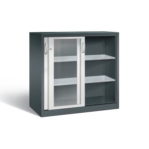 Szafa metalowa z przeźroczystymi drzwiami 2067-055