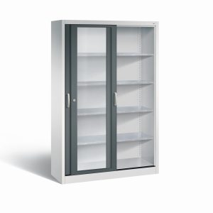 Szafa metalowa z przeźroczystymi drzwiami 2049-055