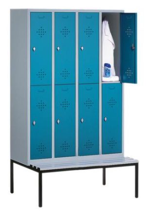 Szafa ubraniowa na ławeczce z 8 skrytkami 88350-42